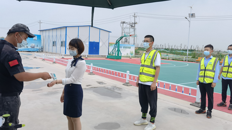 做好疫情防控 新金宝官方网站入口新区在行动