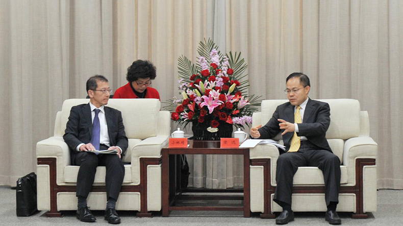 日本国土交通省住宅局审议官小林靖一行访问新金宝官方网站入口新区