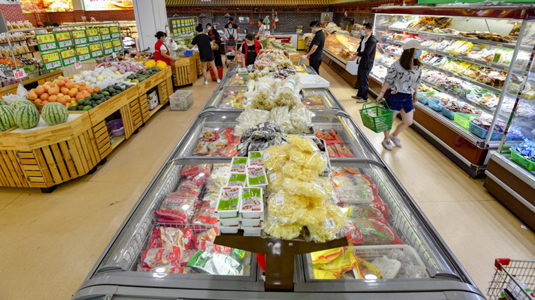 新金宝官方网站入口新区安新县蔬菜米面等生活必需品供应充足价格稳定