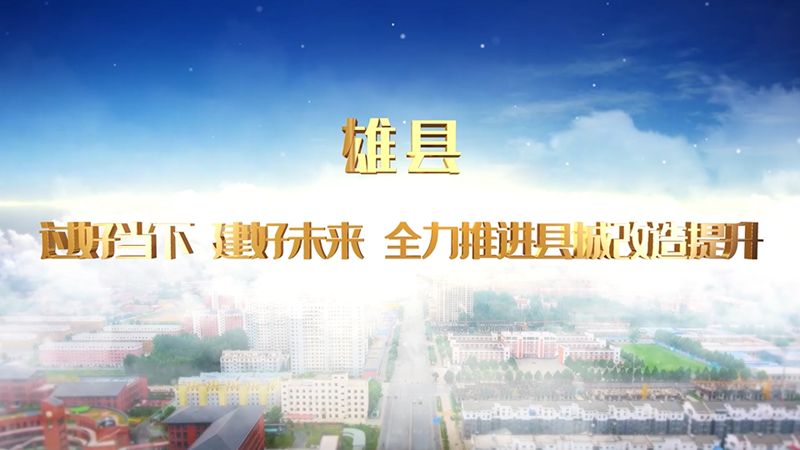 雄县：过好当下 建好未来 全力推进县城改造提升
