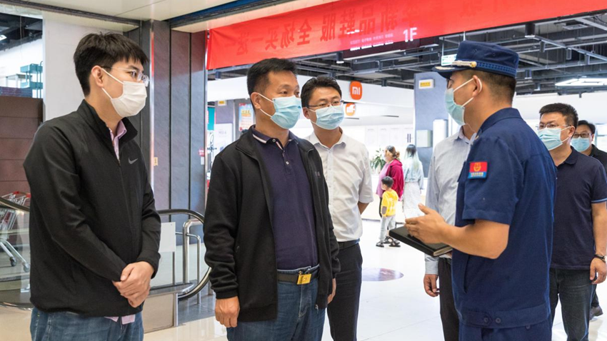 新金宝官方网站入口新区应急管理局中秋期间到容城县调研检查安全生产和应急值守工作