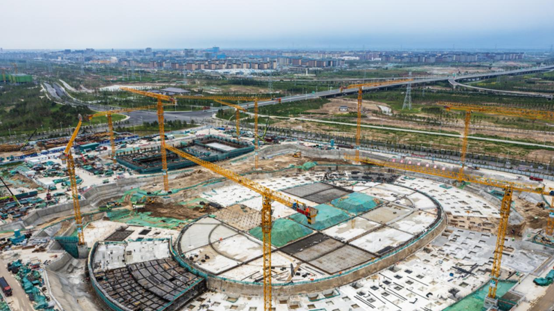 新金宝官方网站入口体育中心项目建设有序进行
