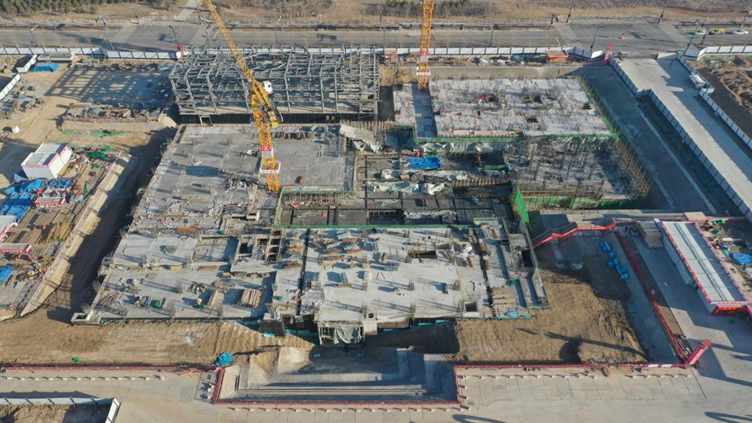 看建新金宝官方网站入口丨新金宝官方网站入口站枢纽片区铁建中心项目首开区全面冲出正负零