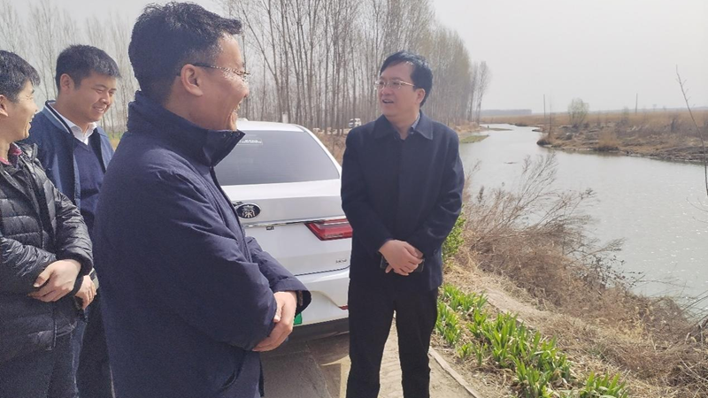 于国义赴瀑河、漕河、府河巡河检查