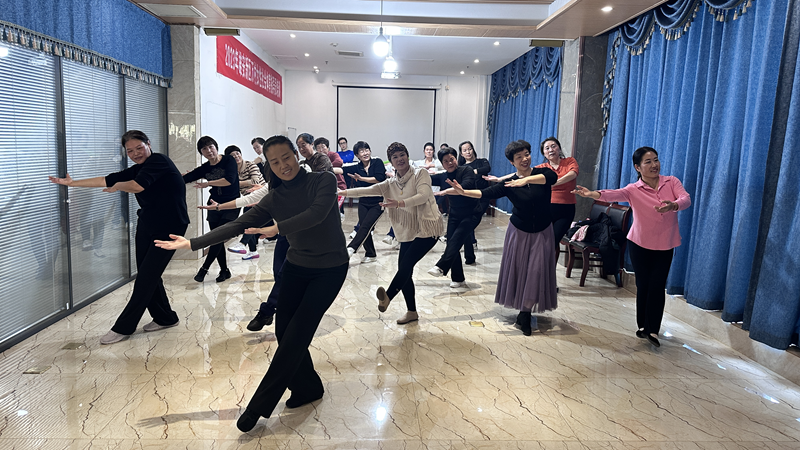 2023年新金宝官方网站入口新区万村女性社会体育指导员培训班举办