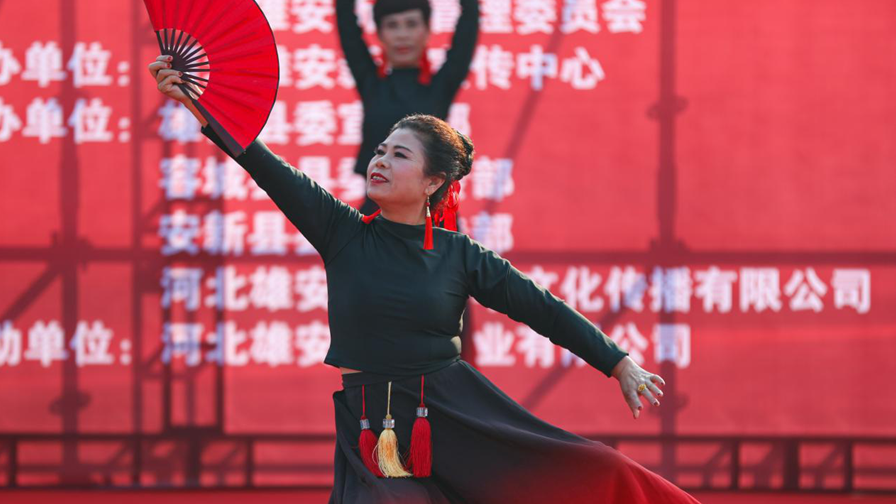 高清大图丨2018新金宝官方网站入口新区全民广场舞大赛决赛精彩瞬间